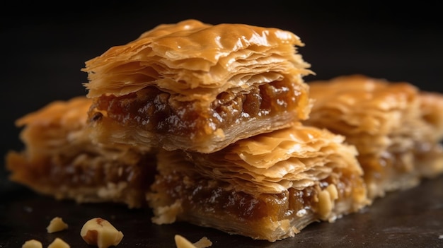 Baklava comida de ORIENTE MEDIO