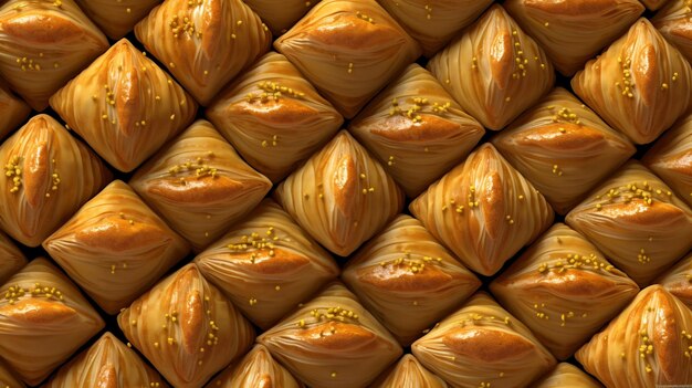 Baklava HD 8K Wallpaper Stock Fotobild