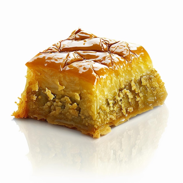 Baklava isolado no fundo branco Generative AI