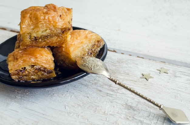 Baklava con pistacho