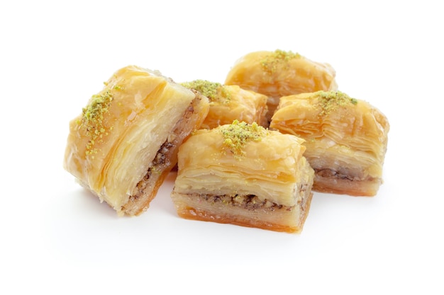 Baklava turco da sobremesa do ramadã