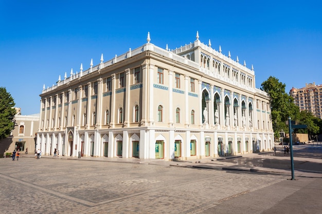 BAKU, Aserbaidschan - 14. September 2016: Das Nizami Ganjavi National Museum of Aserbaidschan Literatur befindet sich im Zentrum von Baku in Aserbaidschan.