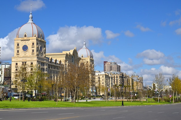 Baku Aserbaidschan Die Hauptstadt des modernen Aserbaidschan liegt am Ufer des Kaspischen Meeres, der Stadt Baku