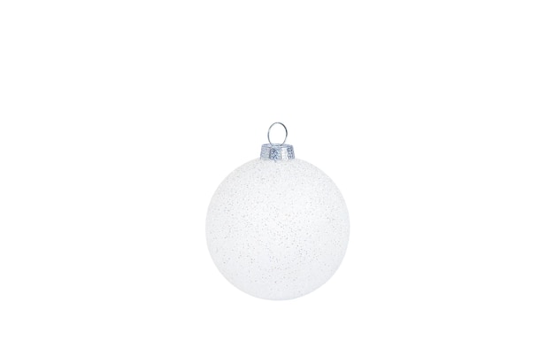 balão branco com brilhos isolados no fundo branco