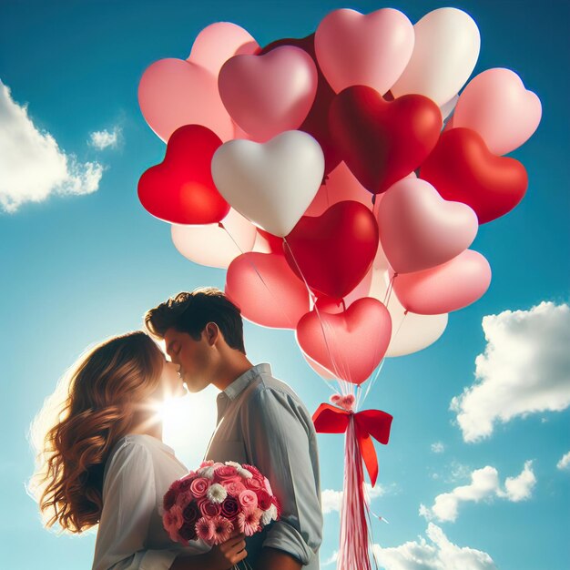 Balão de amor para o Dia dos Namorados