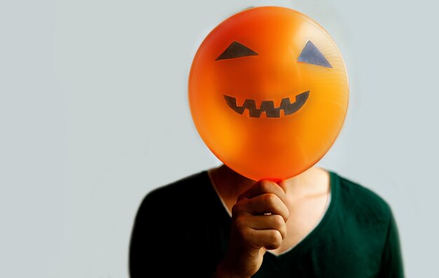 Foto balão de ar para o feriado de halloween