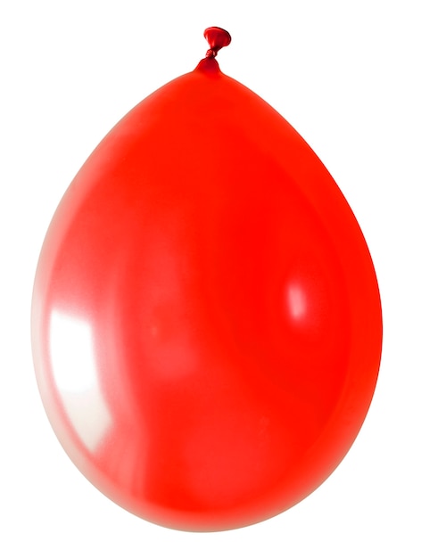 Balão inflável, foto na superfície branca