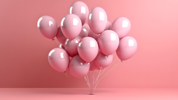 Balão rosa