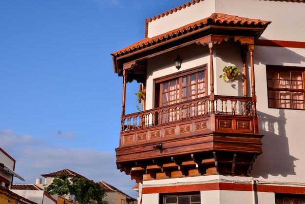 Balcão de madeira das Canárias