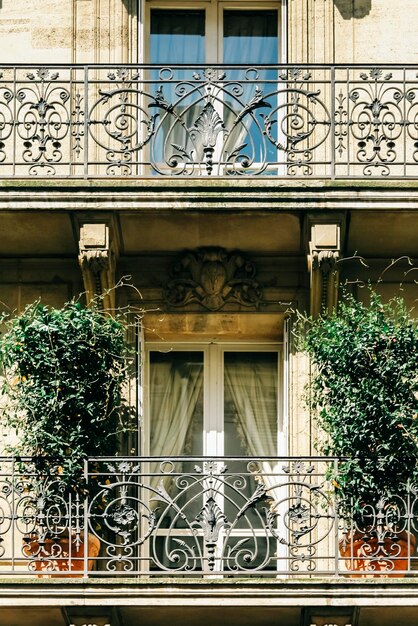 Foto balcones de edificios en la ciudad