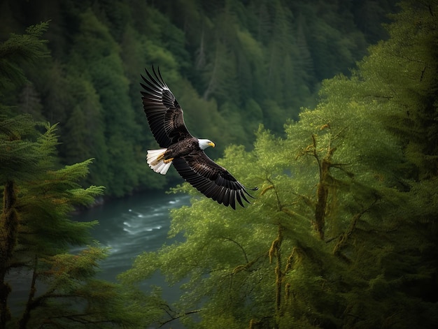 Bald Eagle39s Dominio Soberano de los Cielos Salvajes