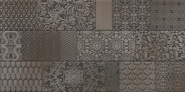 Las baldosas proporcionan una textura agradable para elementos de diseño arquitectónico, decoración interior y obras de arte de fondo