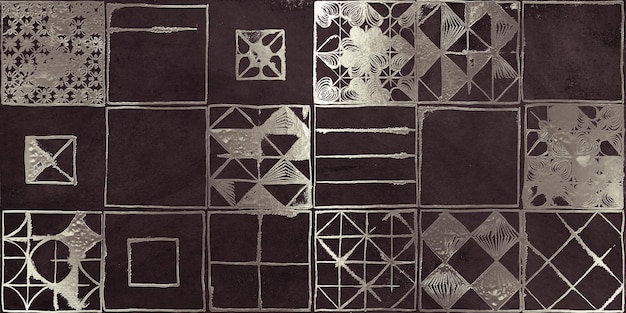 Las baldosas proporcionan una textura agradable para elementos de diseño arquitectónico, decoración interior y obras de arte de fondo
