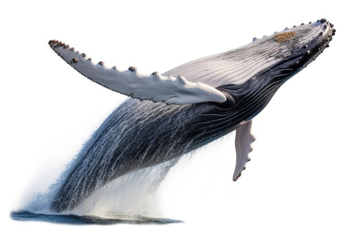Foto baleia salta animal mamífero peixe