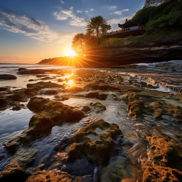 Bali de tirar o fôlego Um panorama vibrante da ilha à luz do dia