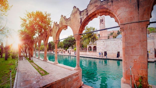 Balikligol, Mesquita Halilurrahman Sanliurfa, Turquia