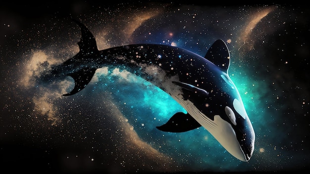 ballena en el espacio