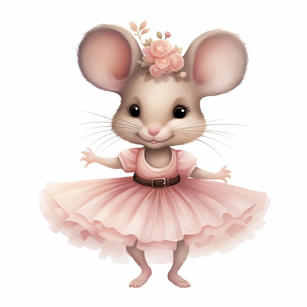 Ballerina Clipart Aquarell Schöne Tiere Clipart