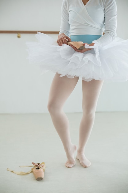 Ballerina mit Ballettschuhen