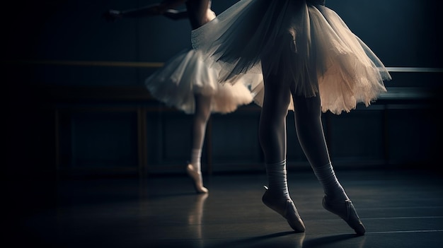 Ballerinas Beine Generative Ai
