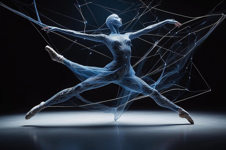 Foto el ballet del enredamiento cuántico