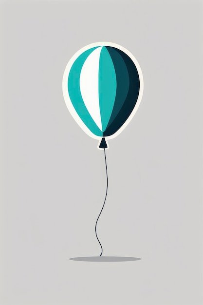 Ballon-Clip-Art-Vektor-Logo-Ikonen-Illustration