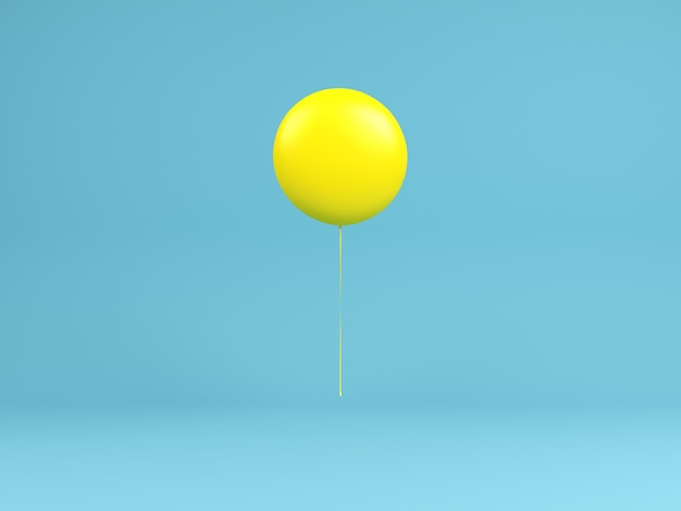 Ballon im blauen Pastell Hintergrund