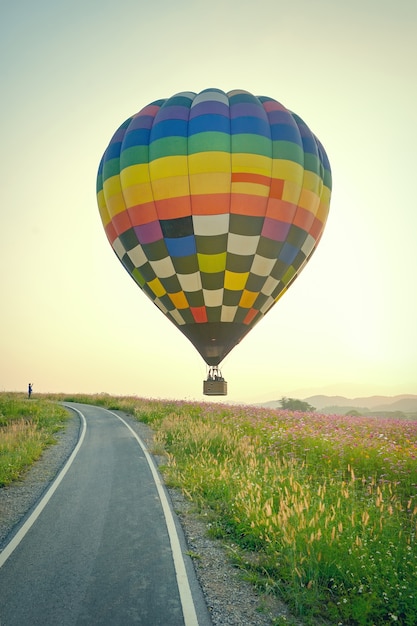 Ballon oder heiße Luft