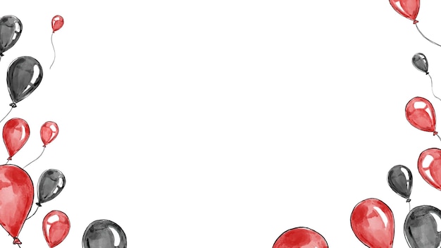 Ballon png Randrahmen mit durchsichtigem Hintergrund