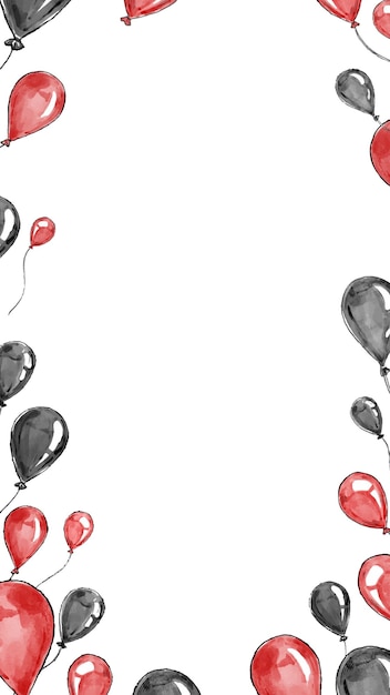 Ballon png Randrahmen mit durchsichtigem Hintergrund