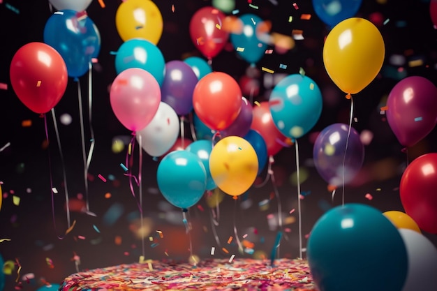 Ballons für Geburtstagsfeiern