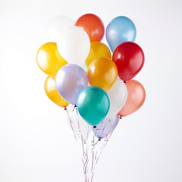 balões coloridos para feliz dia