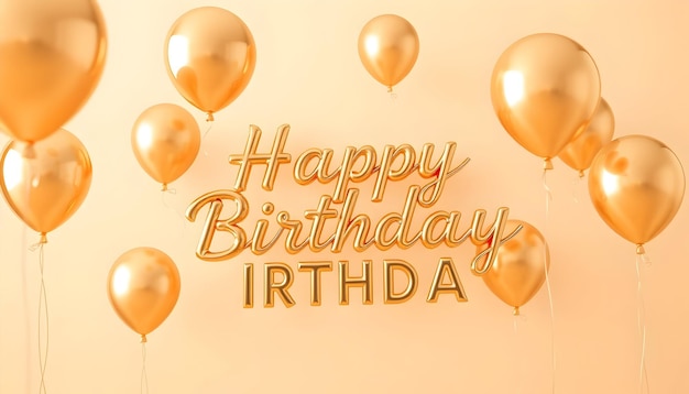 Balões de Feliz Aniversário