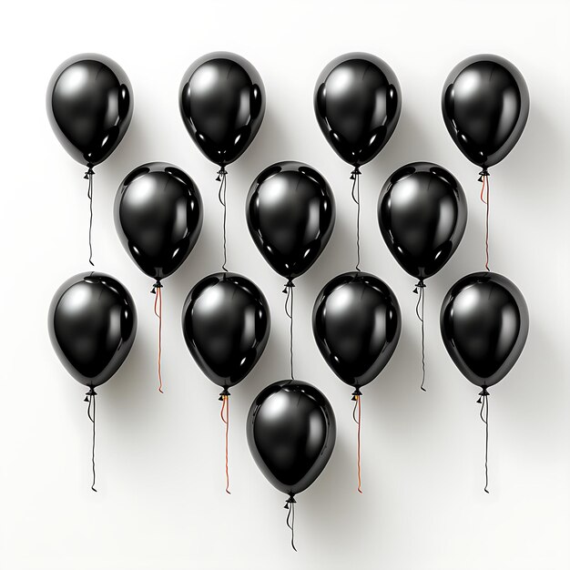 balões de sexta-feira negra