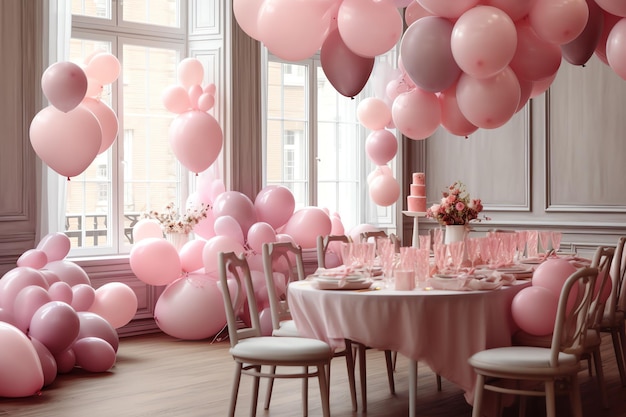 Balões para decoração de festa