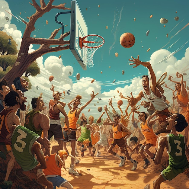 Baloncesto y deportes HD 8K papel tapiz Imagen fotográfica de stock