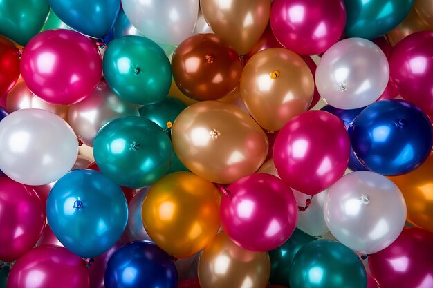 Balones de colores para la mañana de Eid