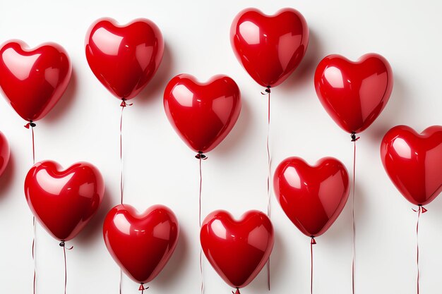 Balones generados por IA imagen corazón