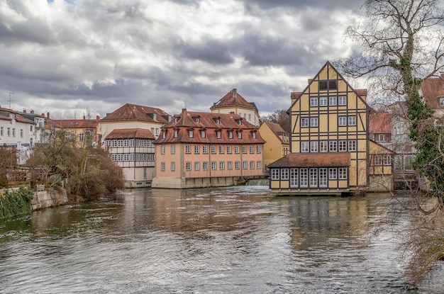 Bamberg am Fluss Regnitz