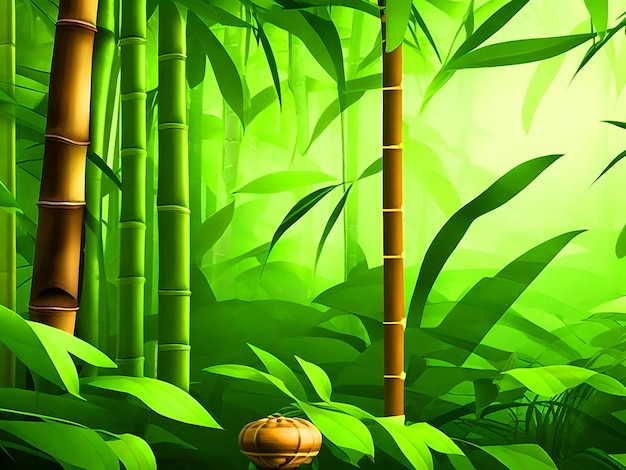 Foto un bambú con fondo de descarga gratuita de hd