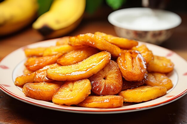 Banana Doce Frita Comida Brasileira