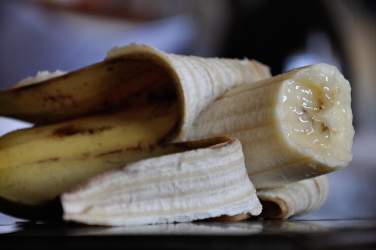 Foto banana em close-up