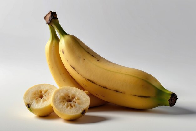 banana em fundo branco