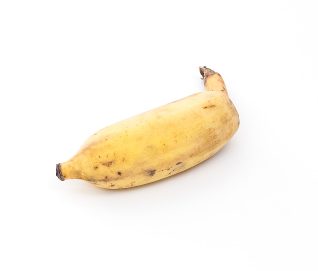 Banana em fundo branco