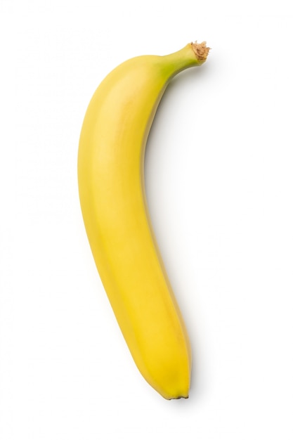 Banana fresca isolada no fundo branco