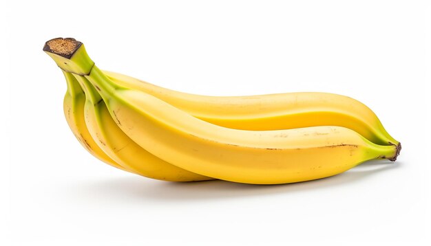 Foto banana isolada em fundo branco