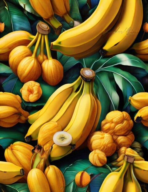 Foto banana (plátano y plátano)