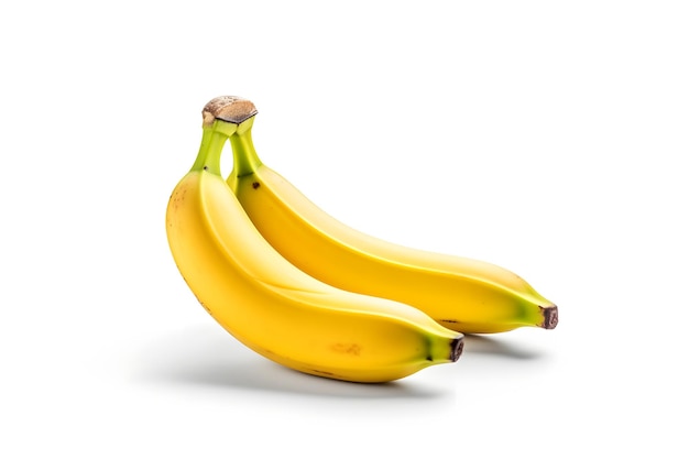 Bananas isoladas em fundo branco