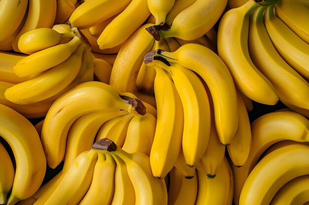 Bananas no mercado foco seletivo próximo