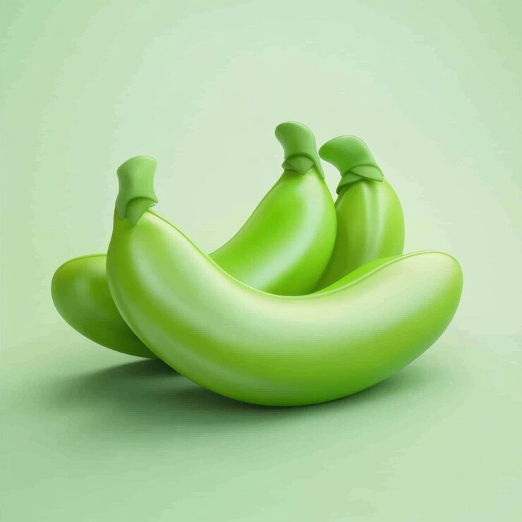 Foto bananas verdes y vibrantes una explosión de vegetación exuberante